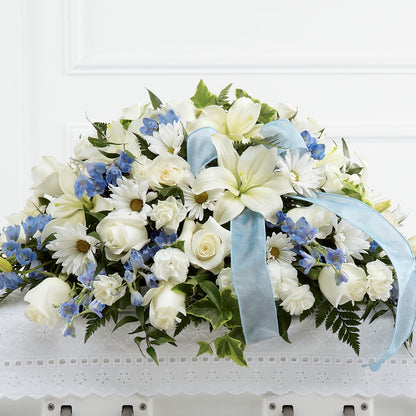 Tender Treasure Casket Spray – MR K'S FLOWERS, Littleton CO
