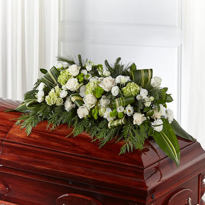 Hopeful Gesture Casket Spray – MR K'S FLOWERS, Littleton CO