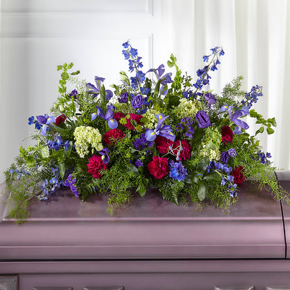 Always Treasured Casket Spray – MR K'S FLOWERS, Littleton CO