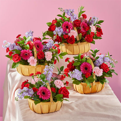 Pink Picnic Basket – MR K'S FLOWERS, Littleton CO