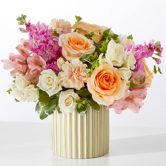 Paradise Bouquet with Ivory Vase – MR K'S FLOWERS, Littleton CO