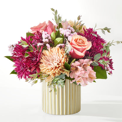 Berry Cobbler Bouquet with Ivory Vase – MR K'S FLOWERS, Littleton CO