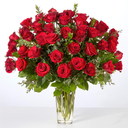 Forever Yours Fifty Stem Red Rose Bouquet – MR K'S FLOWERS, Littleton CO