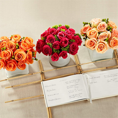 Dawn Rose Centerpiece – MR K'S FLOWERS, Littleton CO